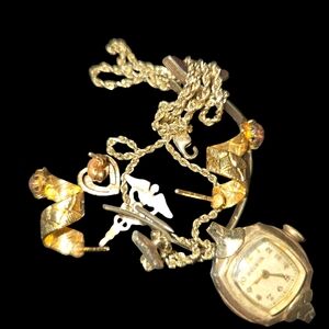 Solid gold jewelry lot